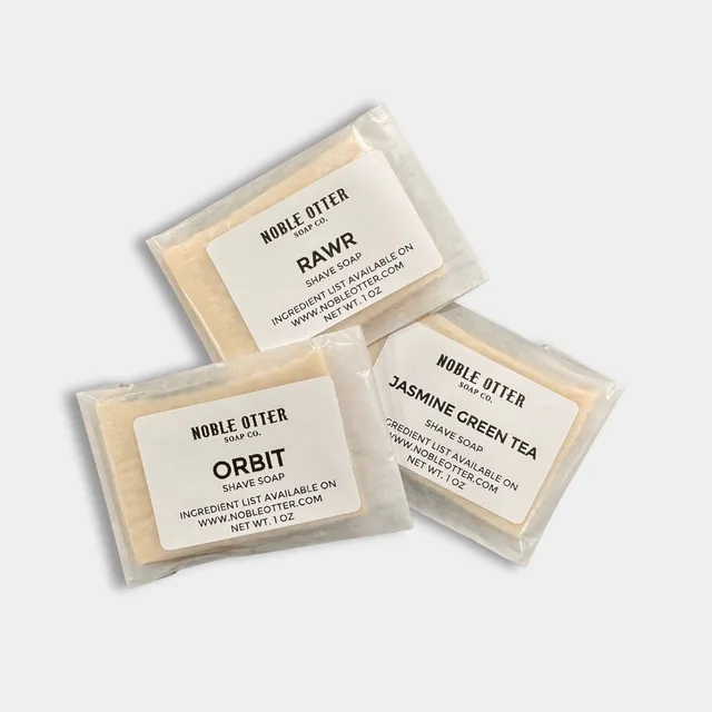 Noble Otter Shave Soap Sample sapone da barba 1oz prova