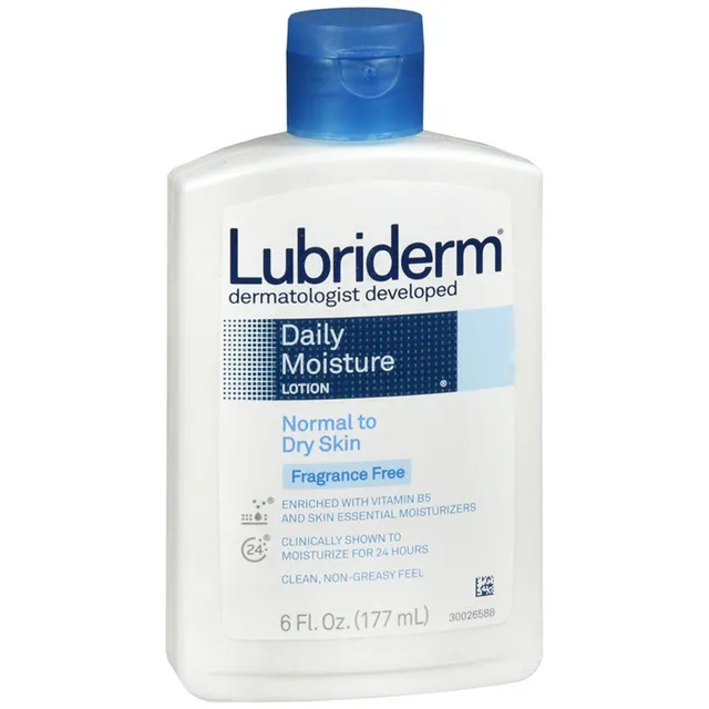 Lubriderm Daily Moisture Lozione Corpo Pelli Secche 177 ml Senza Profumo