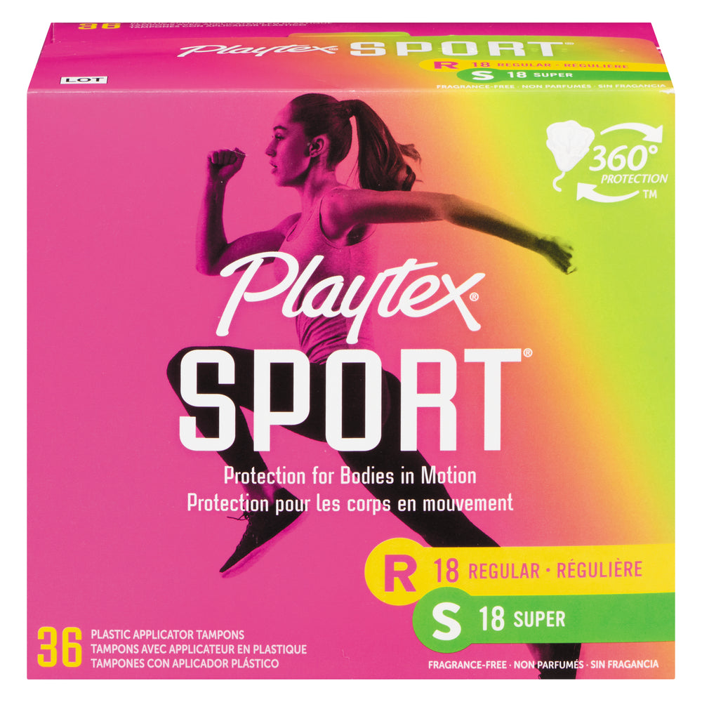 Playtex Sport Regular Super assorbenti interni 36 pezzi non profumati