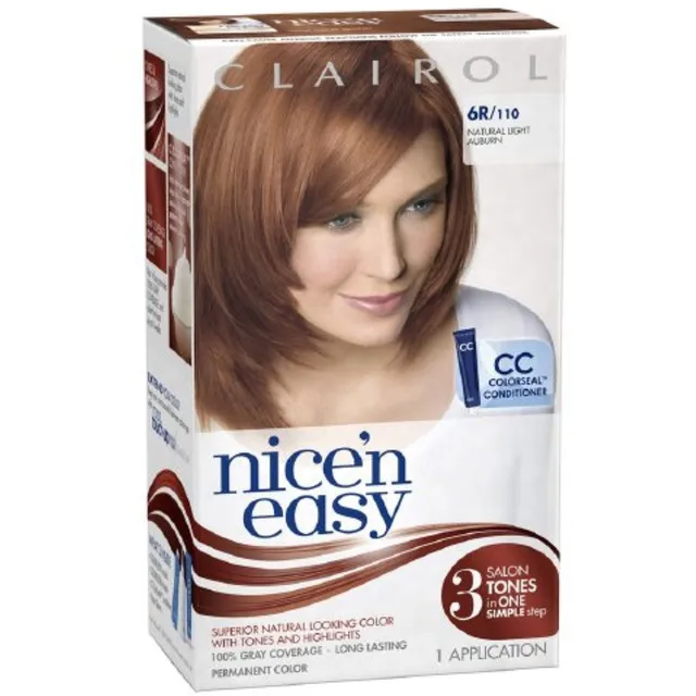 Clairol Nice'n Easy 6R tinta capelli rossa 1 kit ramato