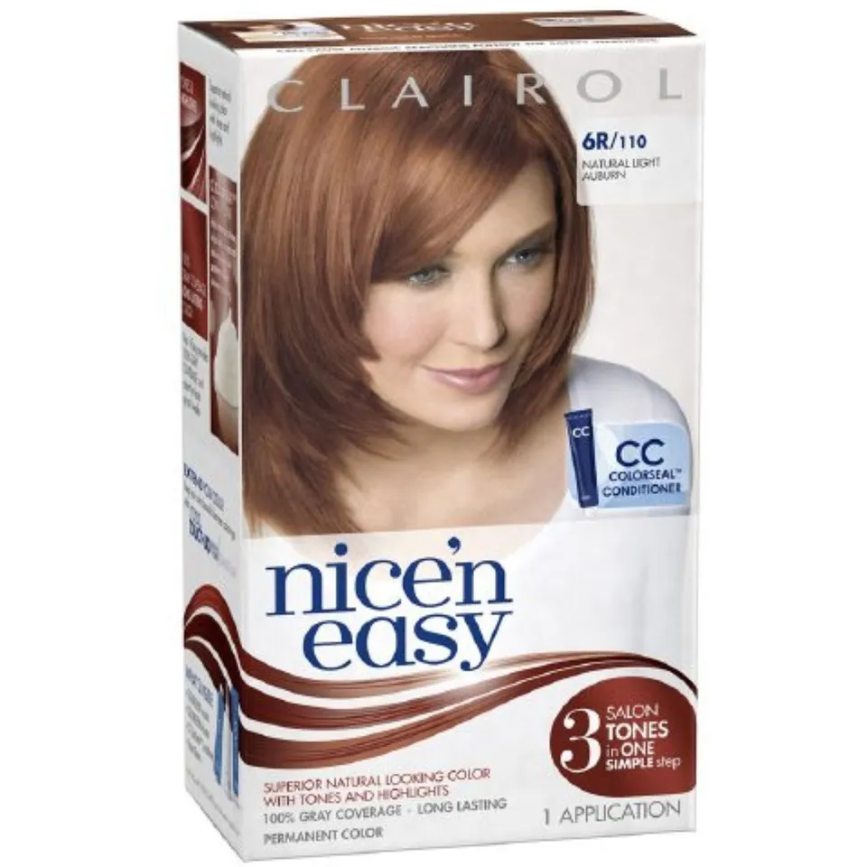 Clairol Nice'n Easy 6R tinta capelli rossa 1 kit ramato