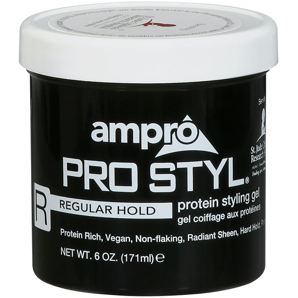 Ampro Pro Styl gel capelli proteine tenuta forte 6 oz