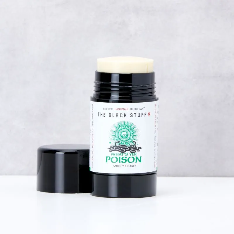 The Black Stuff What's Yer Poison Deodorante Uomo Vetiver Menta Edizione