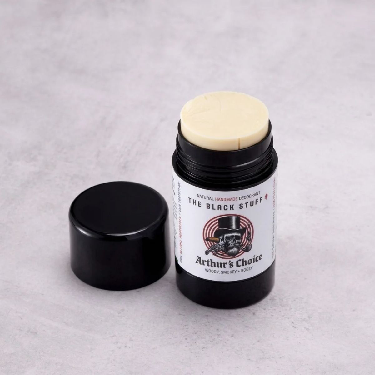 The Black Stuff Natural Deodorant Arthur's Choice deodorante legnoso