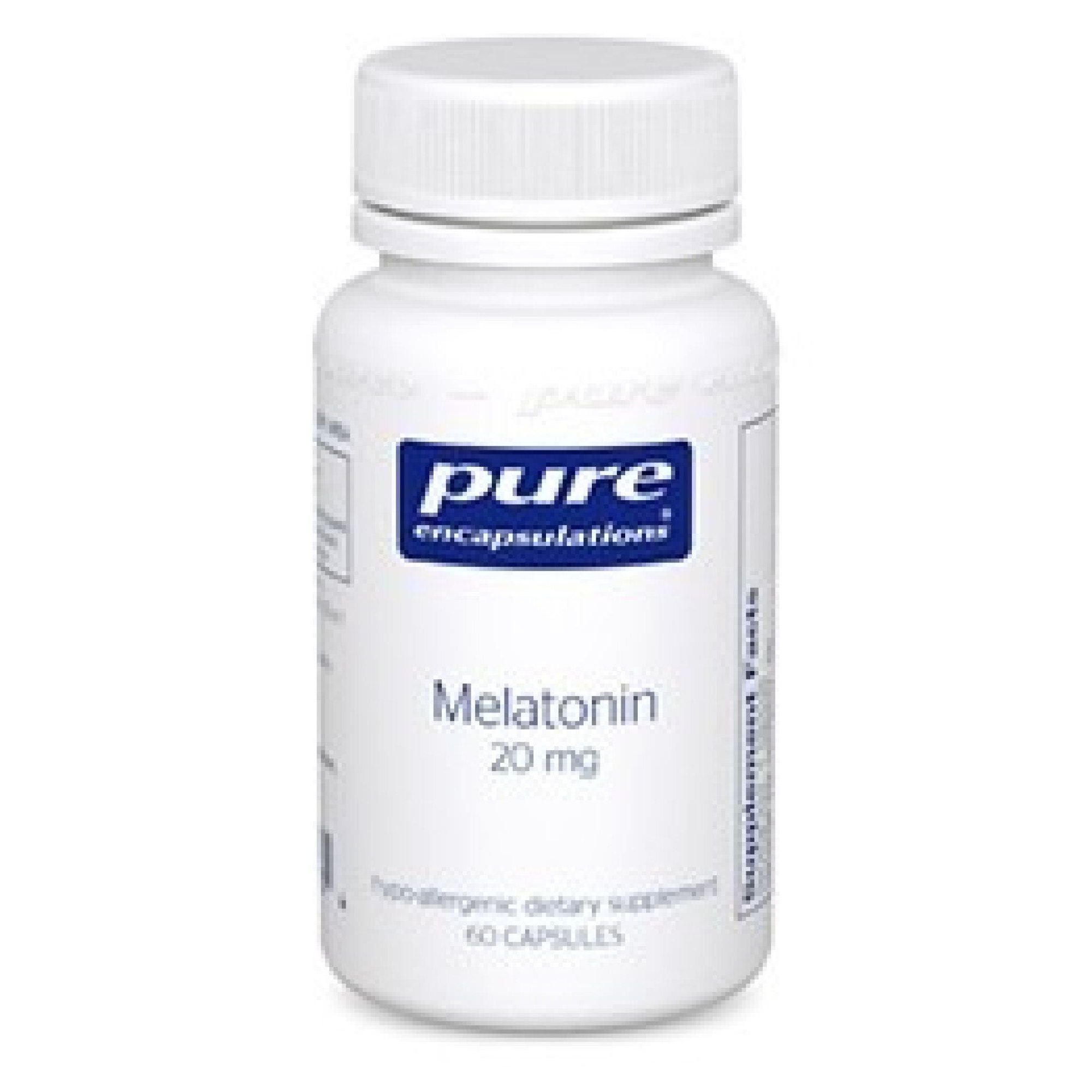 Pure Encapsulations Melatonina 20 mg integratore 60 capsule vegane