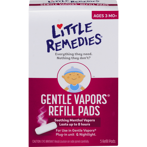 Little Remedies Gentle Vapors ricariche mentolo 5 pads 8 ore