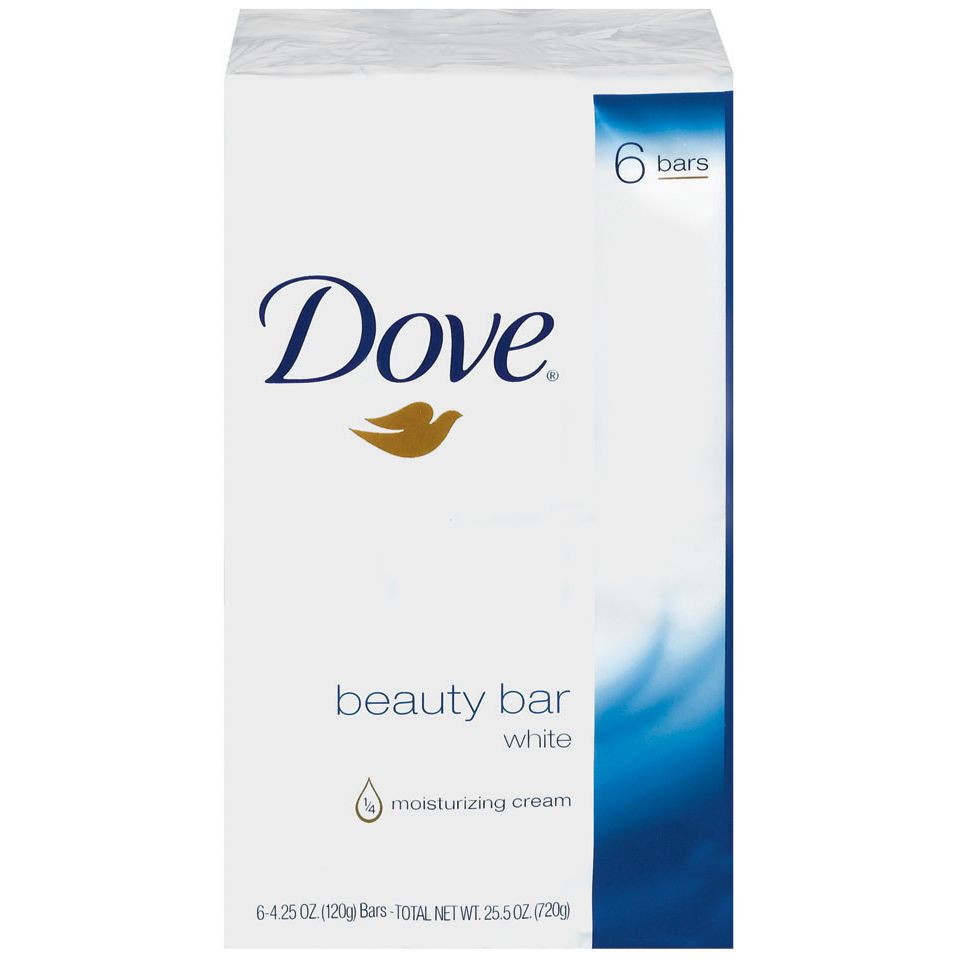 Dove Original Beauty Bar saponetta 6 pezzi pelle secca