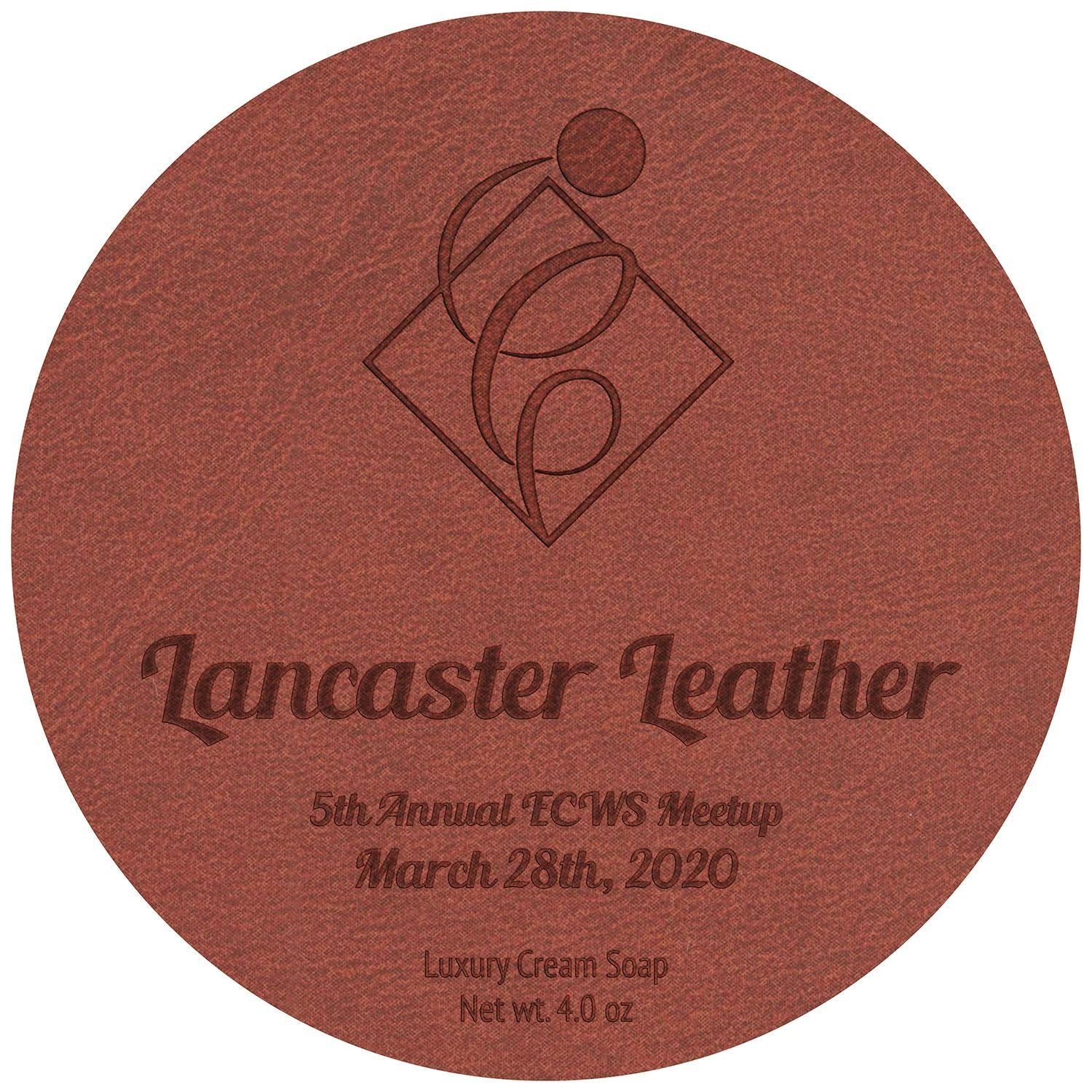 Catie's Bubbles Lancaster Leather sapone da barba 4oz cuoio