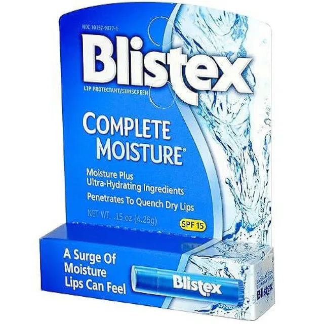 Blistex Complete Moisture stick labbra SPF 15 doppio pack idratante