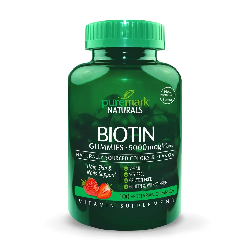 Puremark Biotin 5000 mcg Caramelle Gommose 100pz Fragola