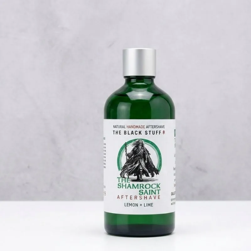 The Black Stuff Shamrock Saint Aftershave Splash 100ml lenitivo