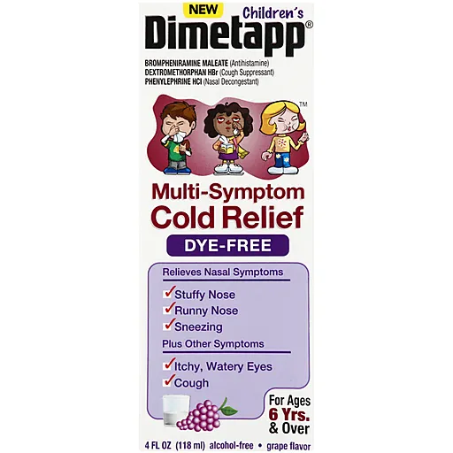 Dimetapp Multi-Symptom sciroppo raffreddore uva 118 ml