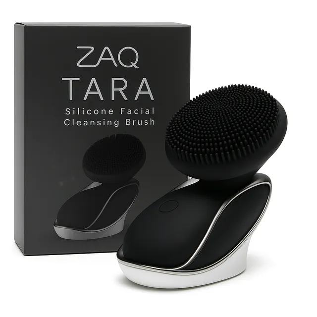 ZAQ Tara Sonic Spazzola Pulizia Viso Nera Sonica
