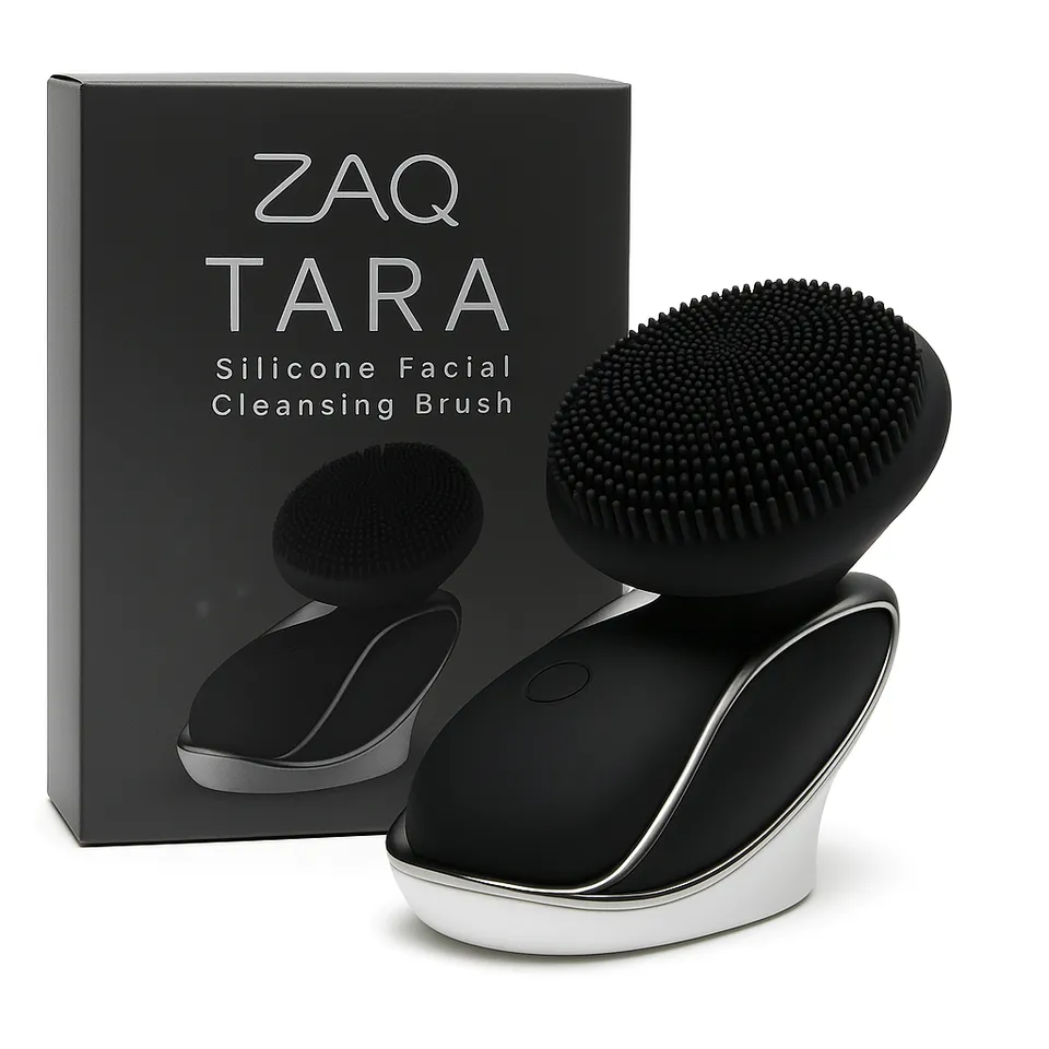 ZAQ Tara Sonic Spazzola Pulizia Viso Nera Sonica