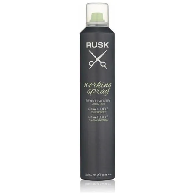 Rusk Working Spray lacca capelli flessibile tenuta media 10 oz