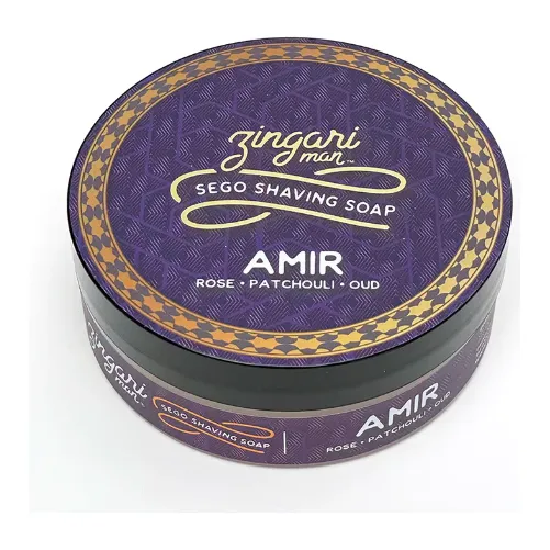 Zingari Man Amir sapone barba + splash oud rosa