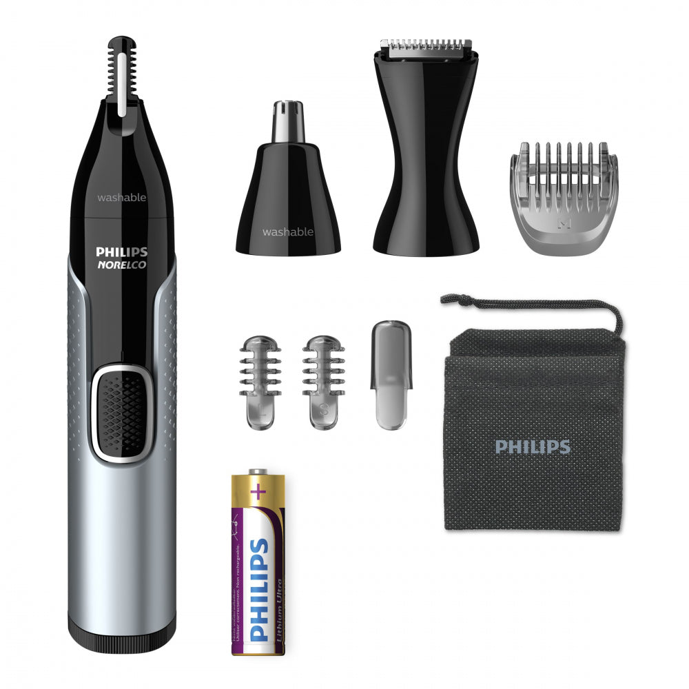 Philips Norelco 5000 rifinitore naso nero argento