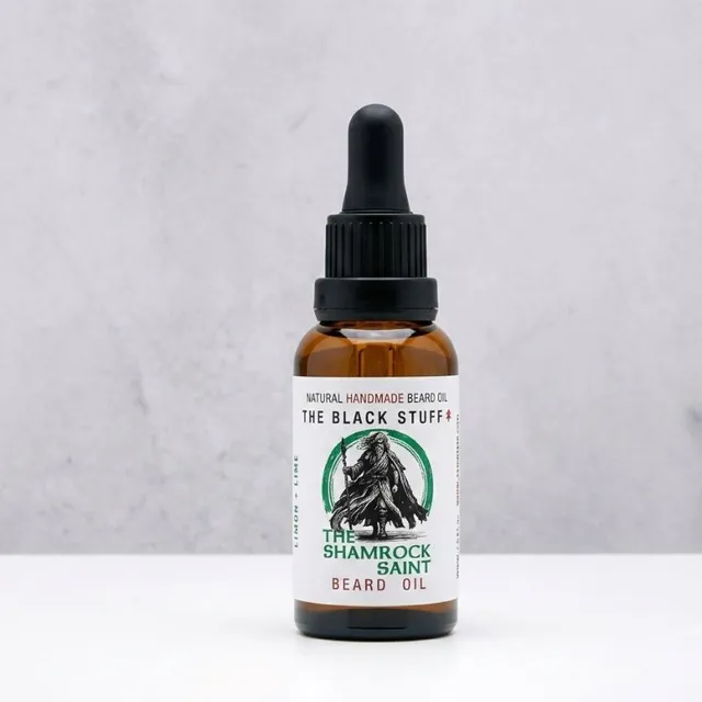 The Black Stuff Shamrock Saint Olio Barba edizione limitata