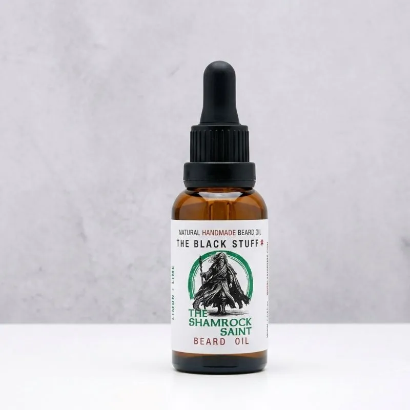 The Black Stuff Shamrock Saint Olio Barba edizione limitata