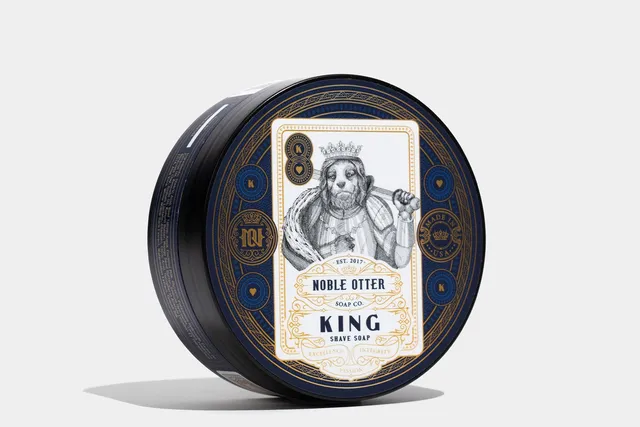 Noble Otter King sapone da barba agrumi e tonka 118 ml