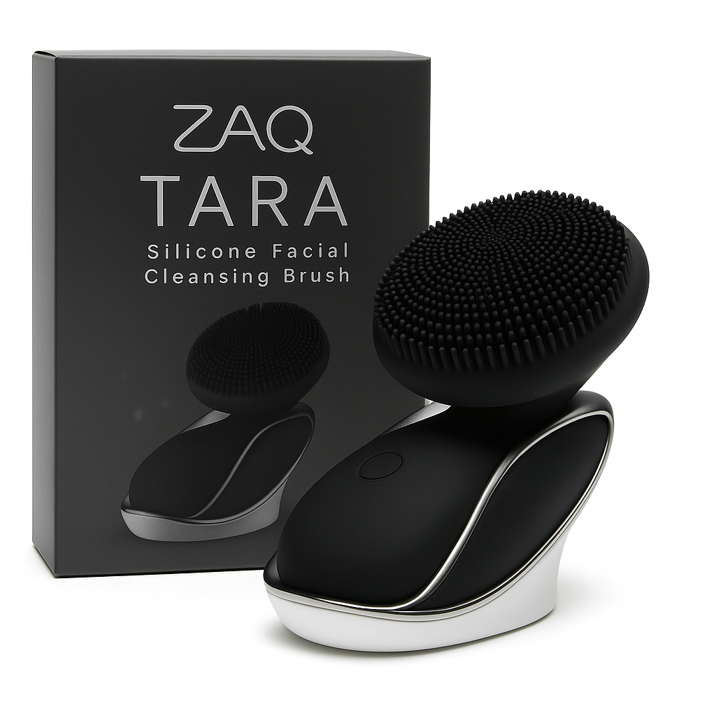 ZAQ Tara Sonic Spazzola Pulizia Viso Nera Sonica