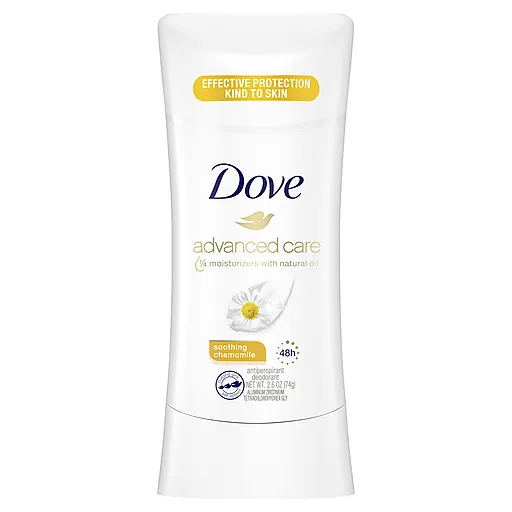 Dove Advanced Care deodorante camomilla 48h pelli sensibili