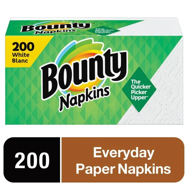 Bounty Home tovaglioli carta bianchi 200 pezzi assorbenti