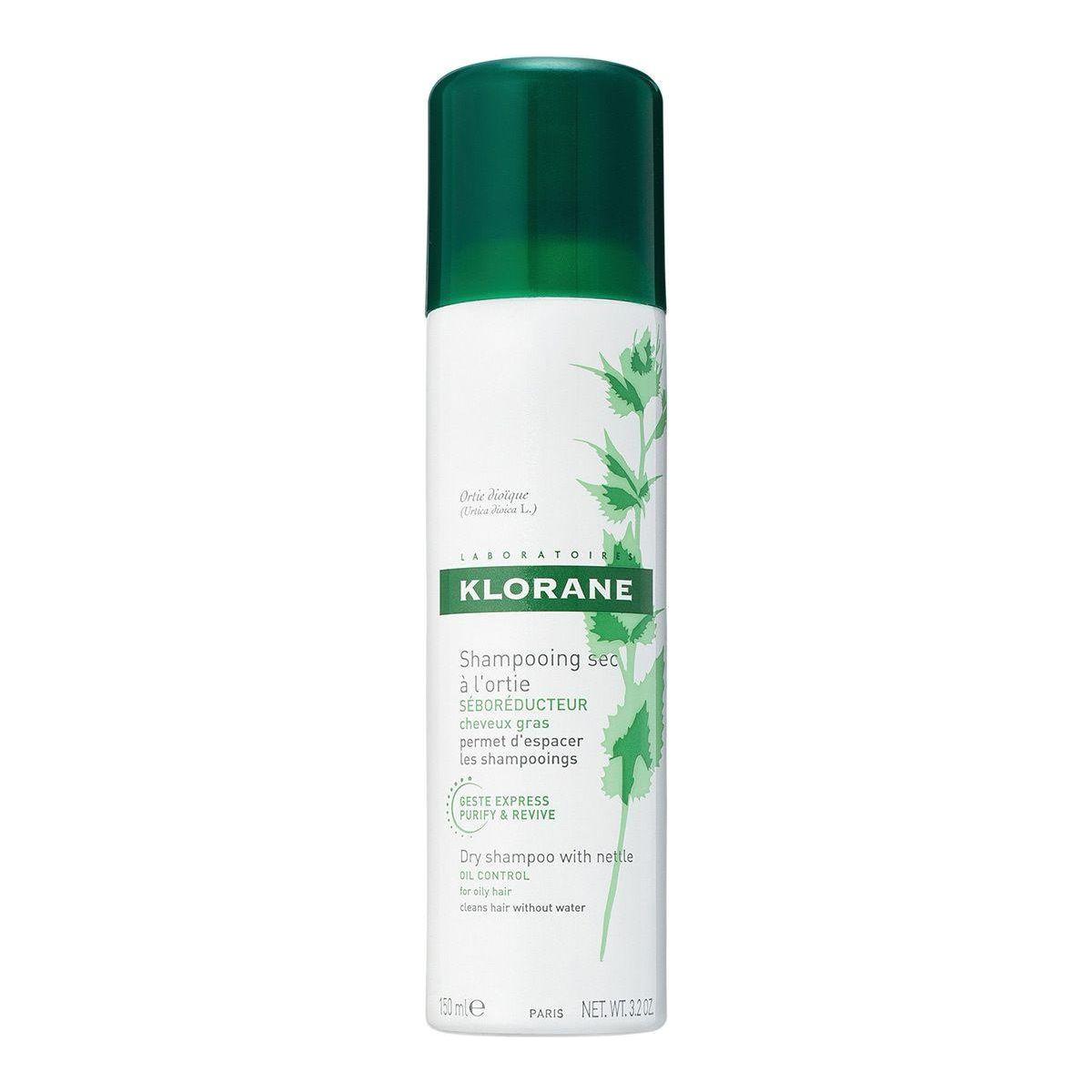 Klorane Ortica shampoo secco 3.2 oz per capelli grassi
