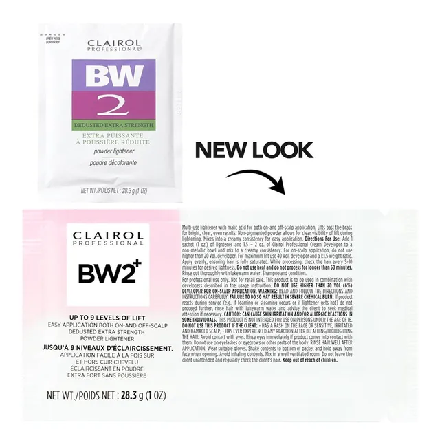 Clairol BW2+ decolorante polvere extra forte 28g biondo