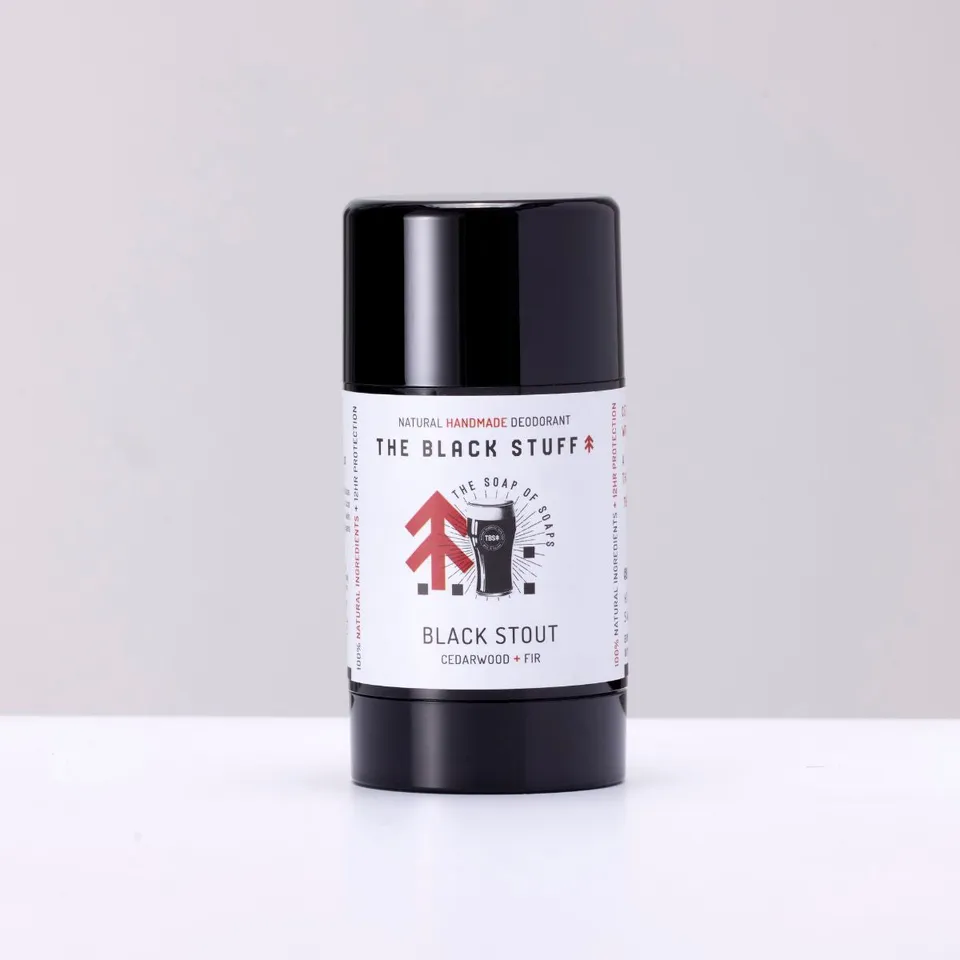 The Black Stuff Black Stout Deodorante Naturale Uomo Legnoso Cedro