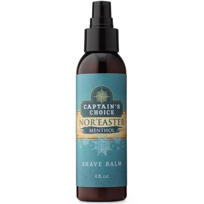 Captain's Choice Nor'Easter Balsamo Barba Mentolo 4 oz Ambra