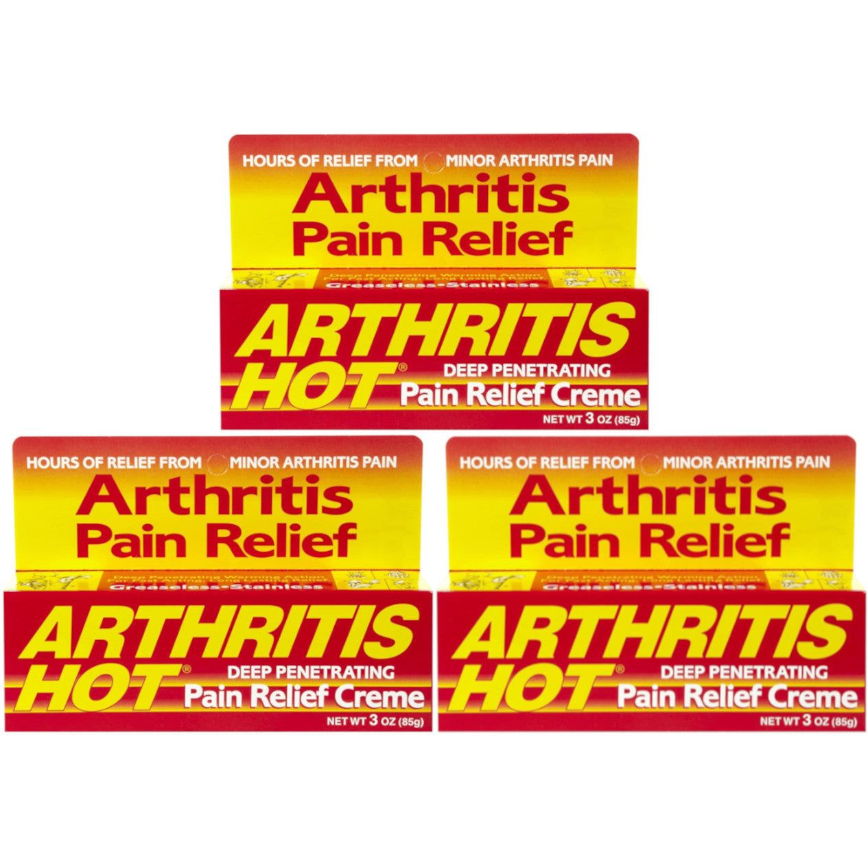 Arthritis Hot crema dolore articolare 3 oz effetto caldo