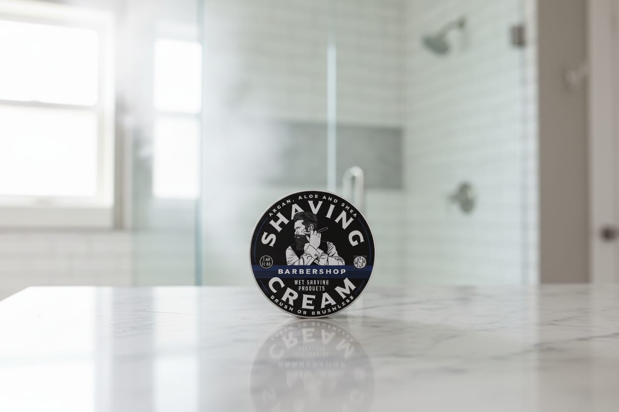Wet Shaving Products Barbershop crema da barba vasetto 7.44 oz vegana