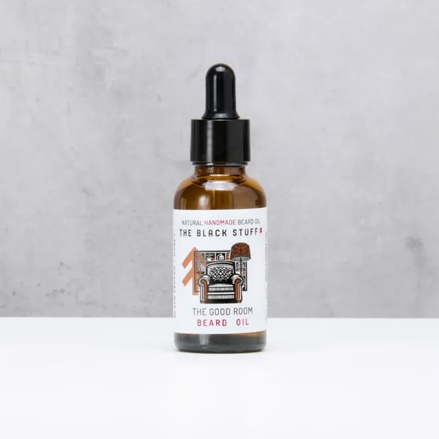 The Black Stuff Beard Care The Good Room olio barba idratante