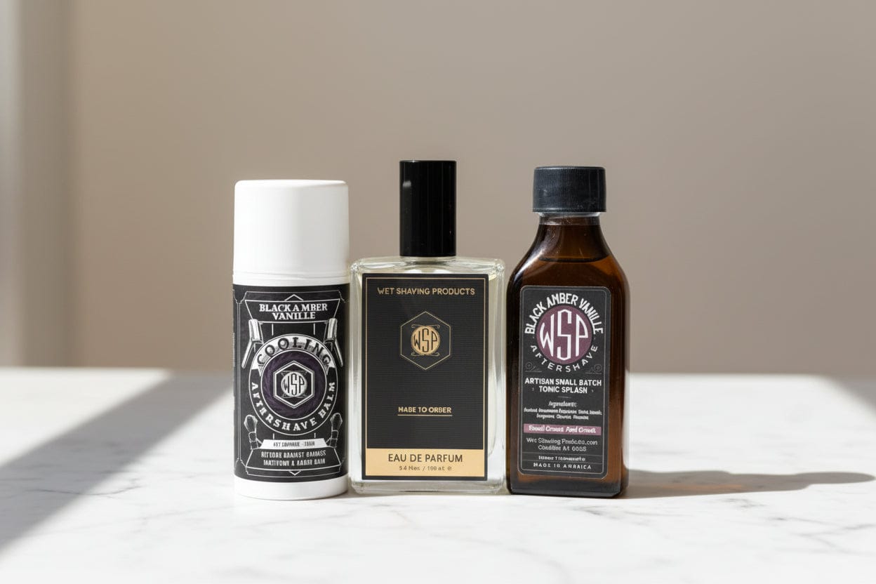 Wet Shaving Products Black Amber dopobarba splash ambra 100 ml