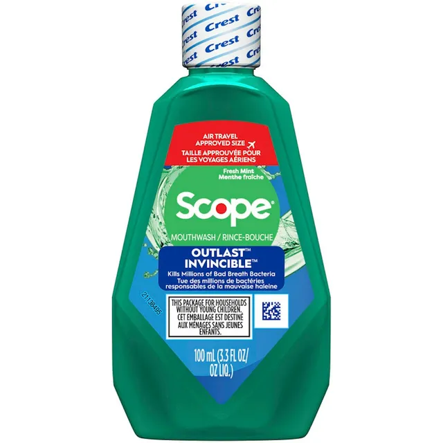 Crest Scope Outlast collutorio viaggio 6x100 ml