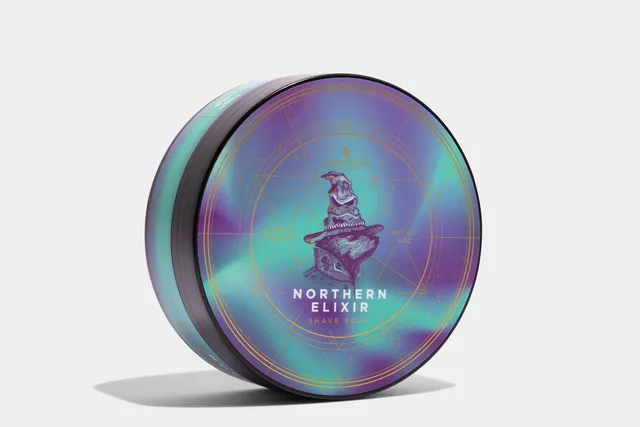 Noble Otter Northern Elixir Sapone Barba mentolo 4 oz