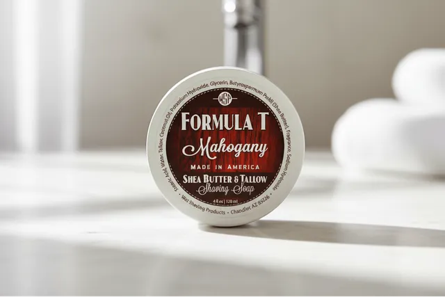 Wet Shaving Products Mahogany Formula T sapone da barba sego e karité