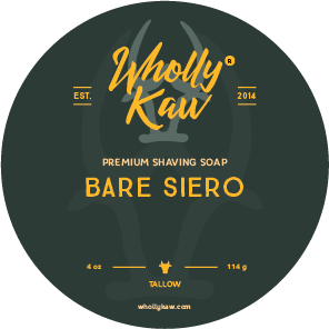 Wholly Kaw Siero Bare sapone da barba neutro 114 g