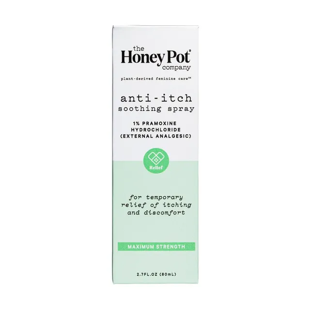 The Honey Pot Anti-Itch spray intimo pramoxina 80 ml