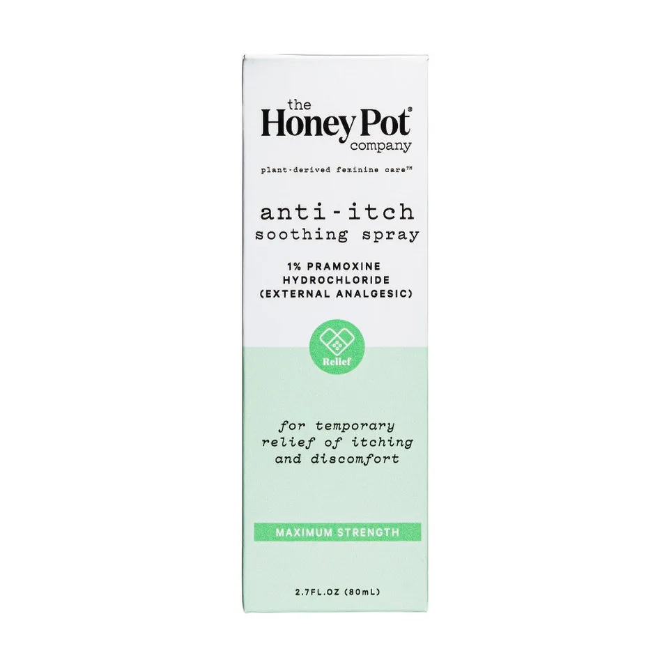 The Honey Pot Anti-Itch spray intimo pramoxina 80 ml