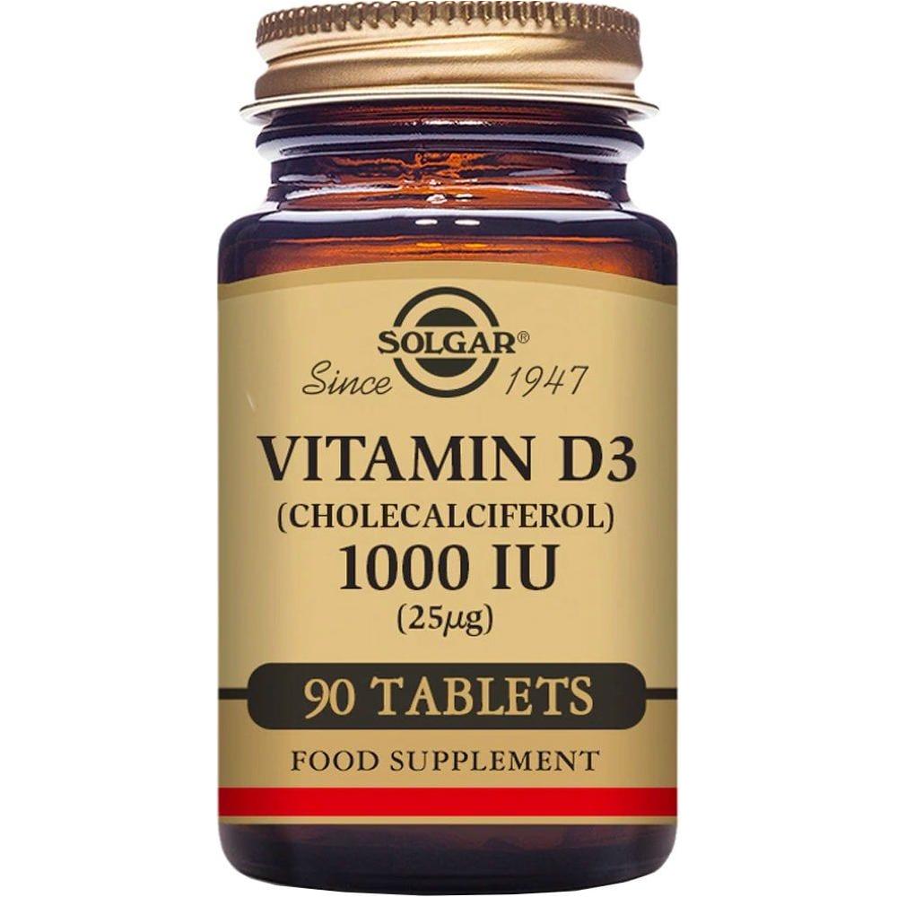 Solgar Vitamina D3 1000 UI 90 Compresse Ossa