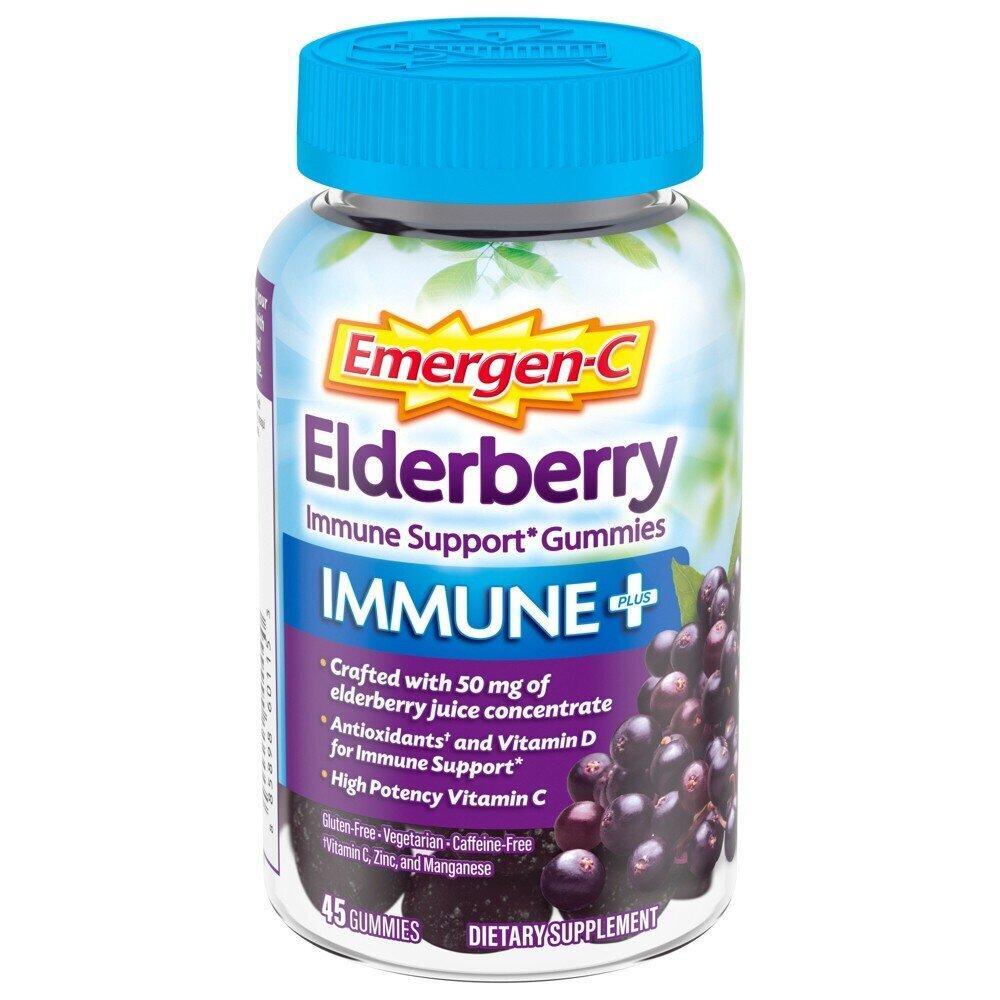 Emergen-C Immune+ Gummies Sambuco 45 pezzi Vitamina C