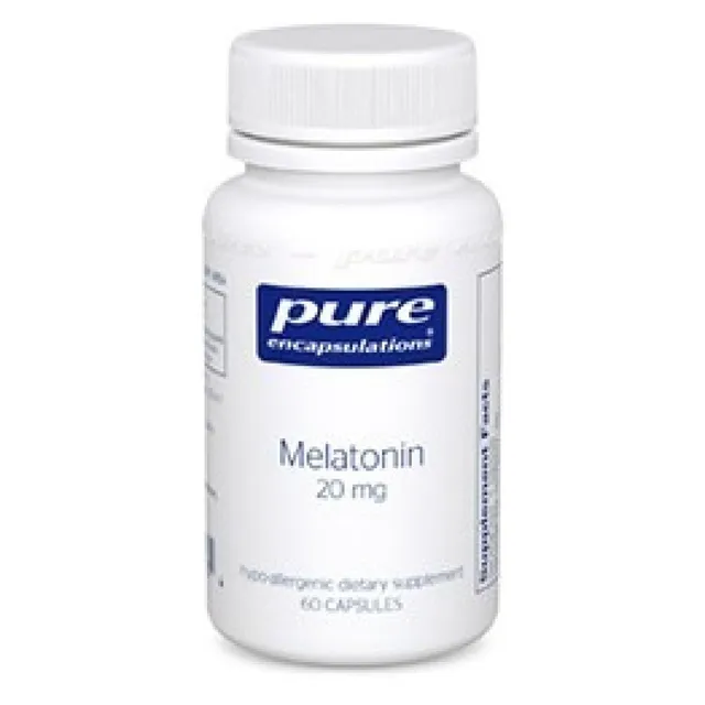 Pure Encapsulations Melatonina 20 mg integratore 60 capsule vegane