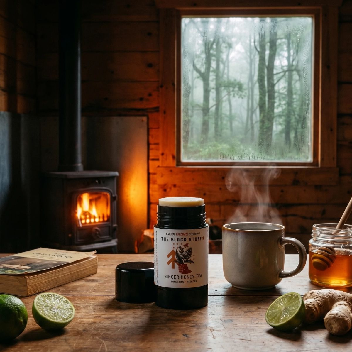 The Black Stuff Ginger Honey Tea deodorante naturale uomo