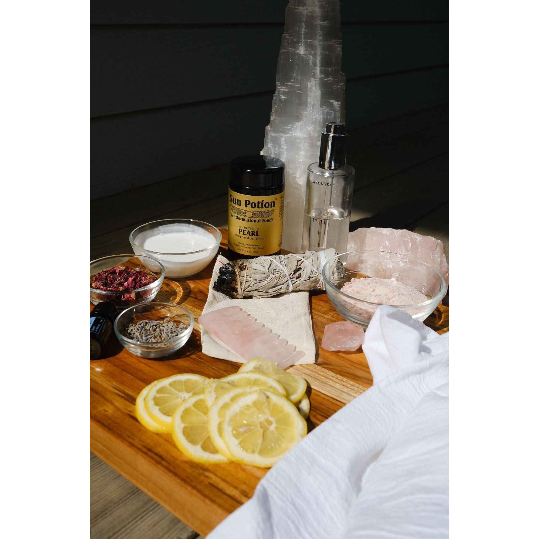 Sun Potion Pearl Powder polvere perla 80g barattolo acqua dolce