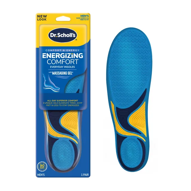 Dr Scholl's Comfort Energy solette gel uomo 1 paio ritagliabili