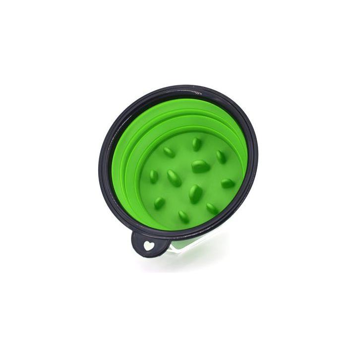 Stirling Soap Co. ciotola barba silicone nero pieghevole da viaggio