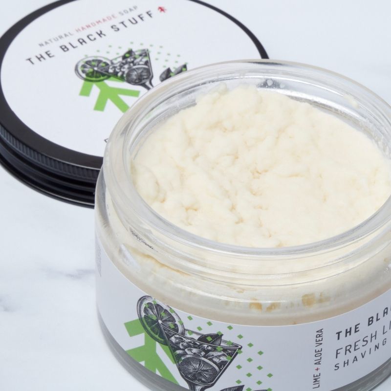 The Black Stuff Fresh Lime set rasatura sapone + dopobarba lime