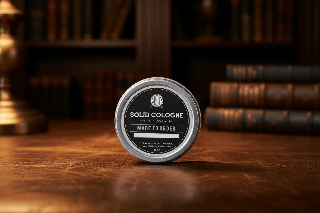 WSP Wood Spice Leather profumo solido uomo da viaggio
